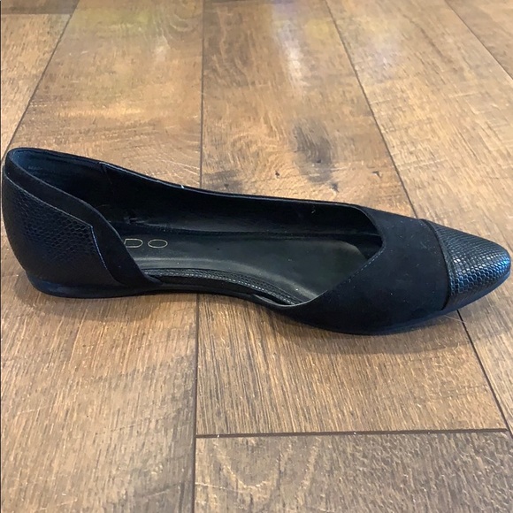 ALDO d’Orsay Flats - Black Size 7 - Picture 3 of 3